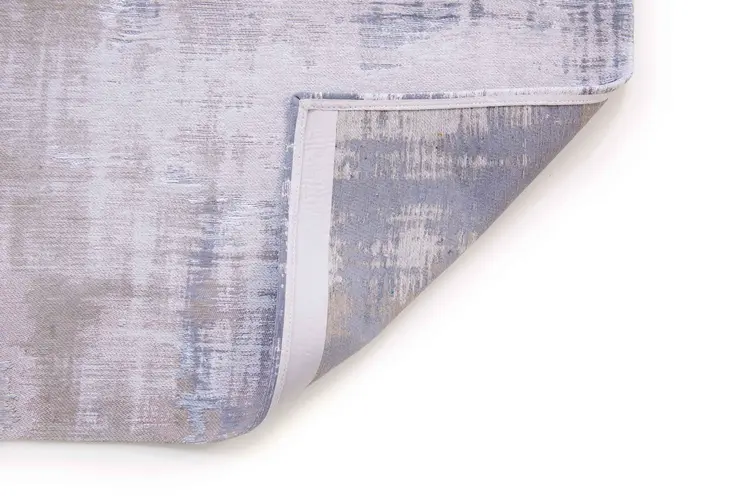 5' X 7' Gray and Beige Abstract Non Skid Area Rug