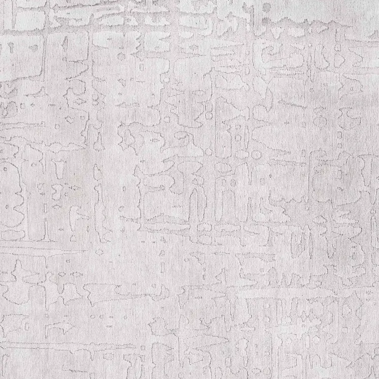 3' X 5' White Abstract Non Skid Area Rug