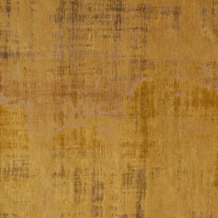 3' X 5' Yellow and Brown Abstract Non Skid Area Rug