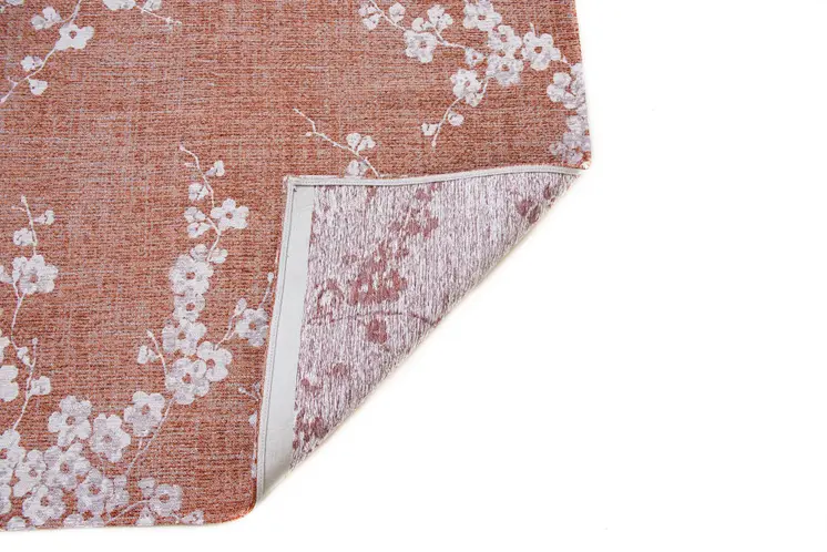 3' X 5' Red and White Oriental Non Skid Area Rug