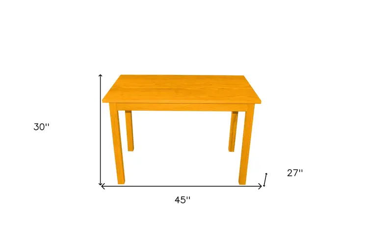 48" Goldenrod Solid Wood Dining Table
