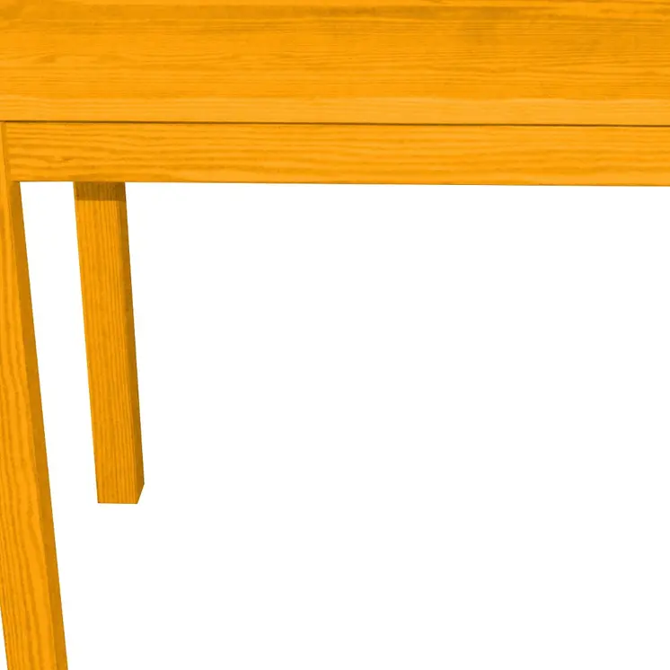 48" Goldenrod Solid Wood Dining Table