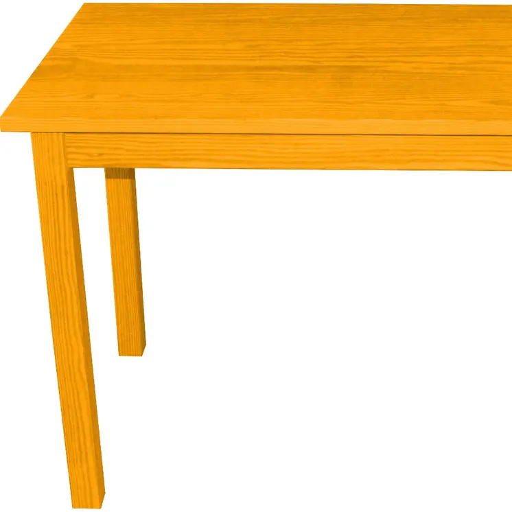 48" Goldenrod Solid Wood Dining Table