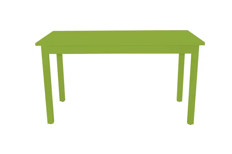 48" Chartreuse Solid Wood Dining Table