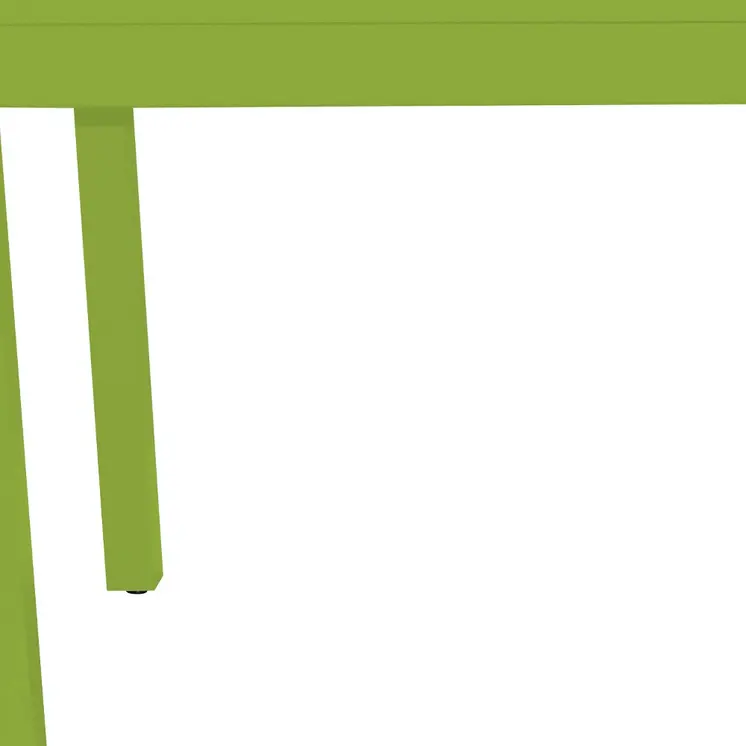 48" Chartreuse Solid Wood Dining Table