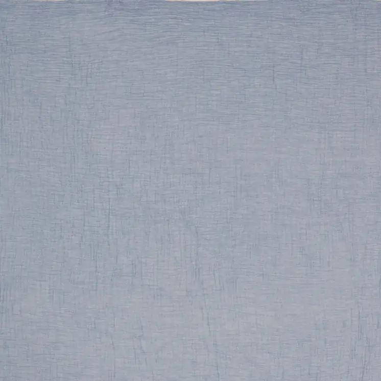 47" X 60" Blue Cotton Woven Turkish Towel Throw Blanket with Fringe