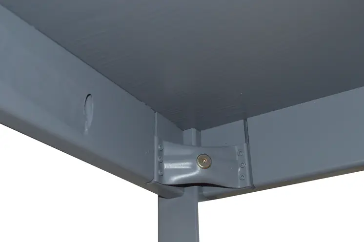 60" Gray Solid Wood Dining Table