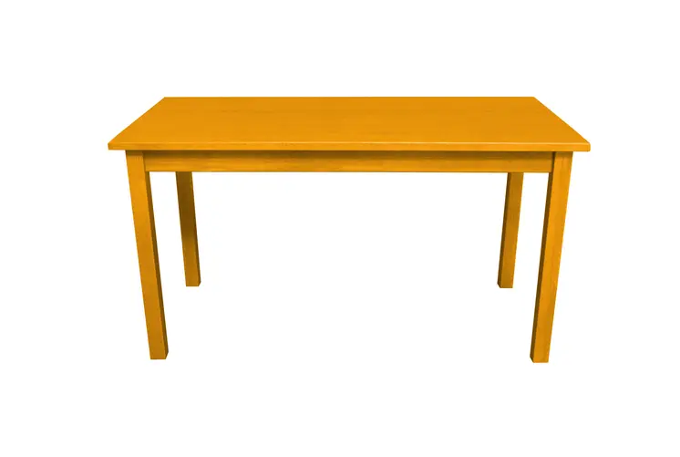 60" Goldenrod Solid Wood Dining Table