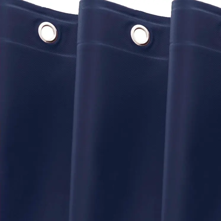 72" Navy Blue Vinyl Shower Curtain Liner