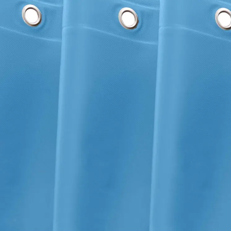 72" Sky Blue Vinyl Shower Curtain Liner
