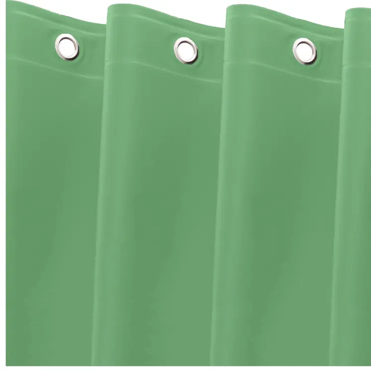 72" Green Vinyl Shower Curtain Liner