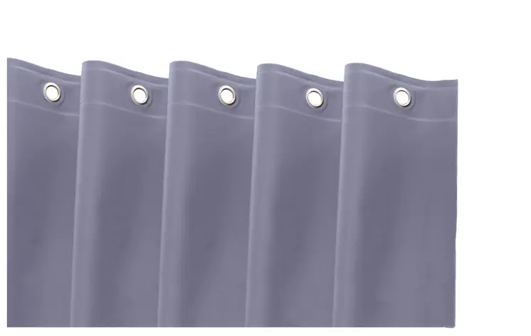 72" Blue Vinyl Shower Curtain Liner
