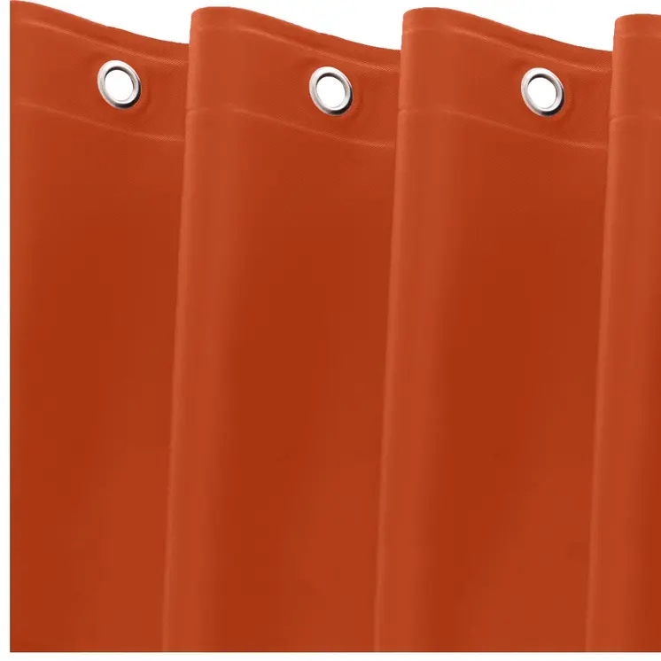 72" Terra Cotta Vinyl Shower Curtain Liner