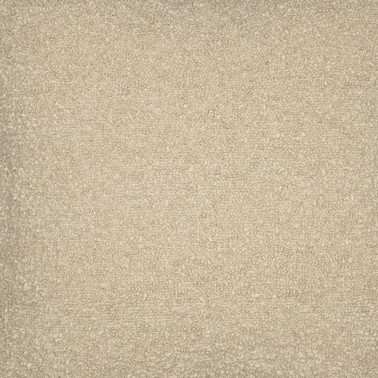20" Beige Throw Pillow With Shag