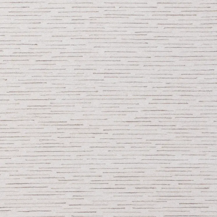 8' X 10' Beige and Ivory Wool Striped Hand Tufted Area Rug
