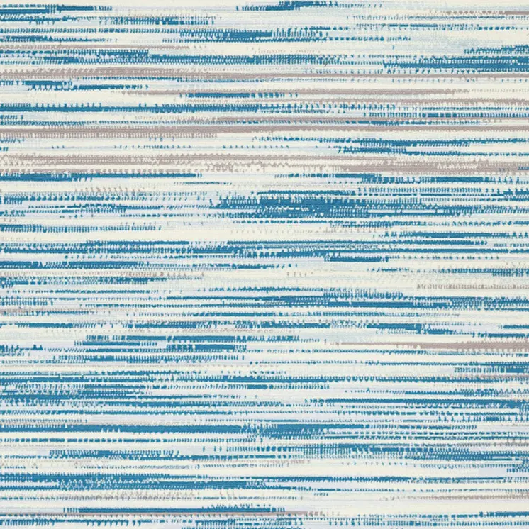 5' X 7' Ivory Blue and Gray Abstract Non Skid Area Rug