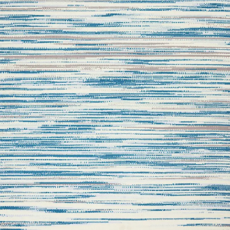 6' X 9' Ivory Blue and Gray Abstract Non Skid Area Rug