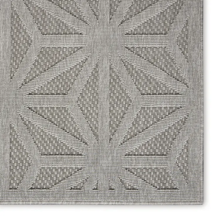 8' X 10' Ivory and Blue Floral Non Skid Area Rug