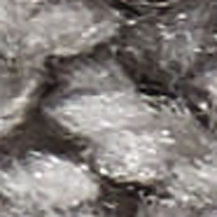 3' X 4' Gray Shag Distressed Area Rug