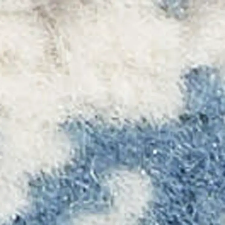 8' X 10' Taupe and Ivory Abstract Distressed Non Skid Area Rug