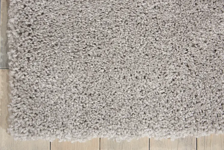 5' X 7' Gray Shag Non Skid Area Rug