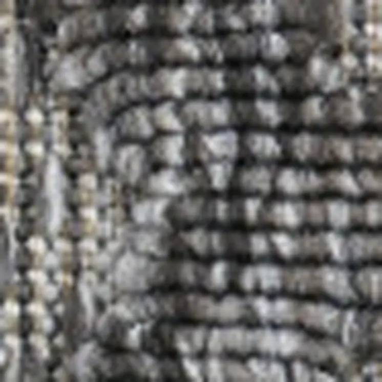 10' Dark Gray And Light Gray Geometric Indoor Outdoor Runner Rug