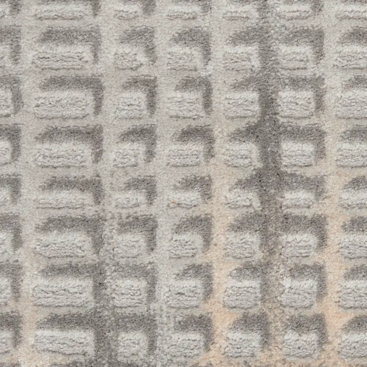 8' X 10' Gray And Beige Indoor Outdoor Area Rug