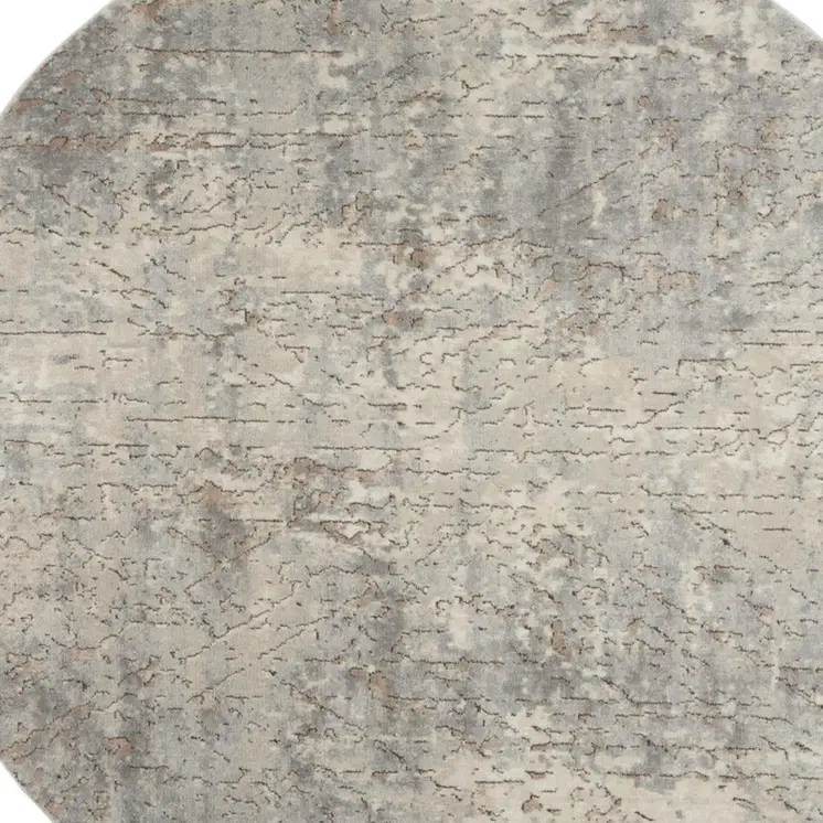 4' X 6' Blue and Red Floral Distressed Area Rug