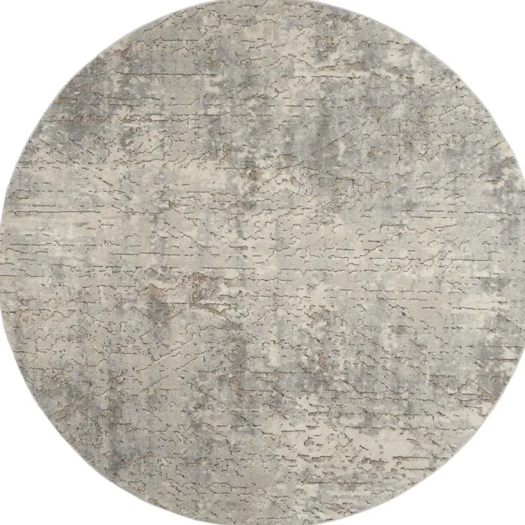 4' X 6' Blue and Red Floral Distressed Area Rug