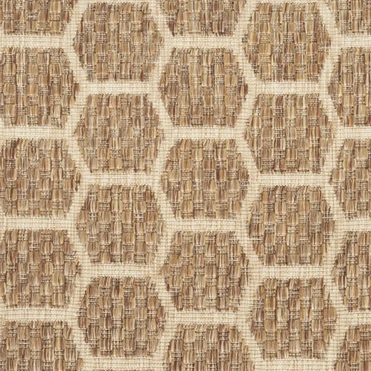 8' X 10' Beige and Gray Abstract Non Skid Area Rug
