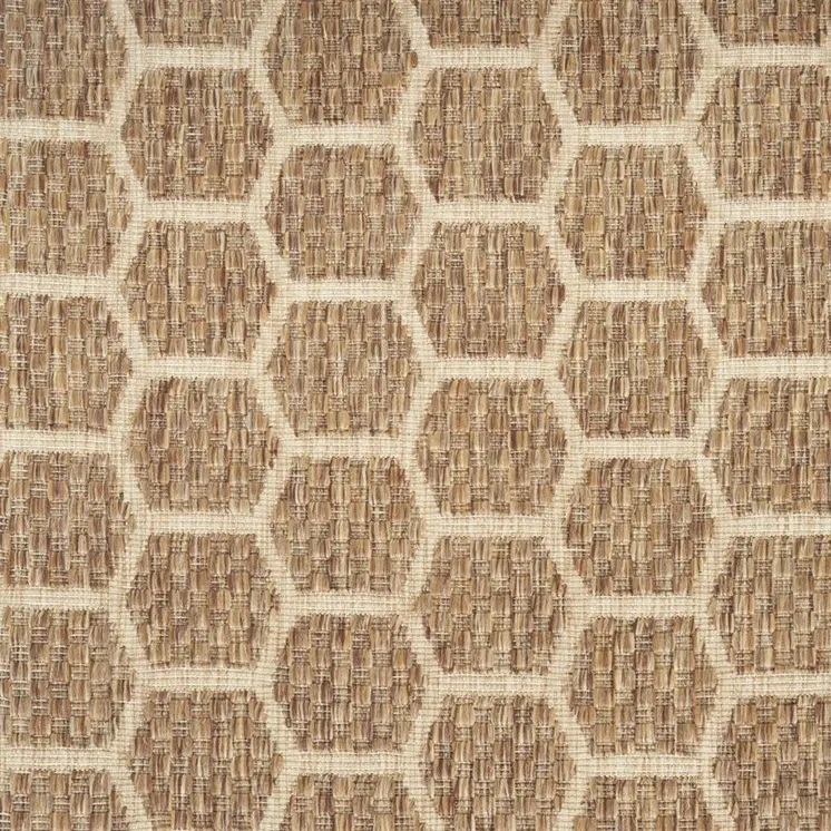 8' X 10' Beige and Gray Abstract Non Skid Area Rug