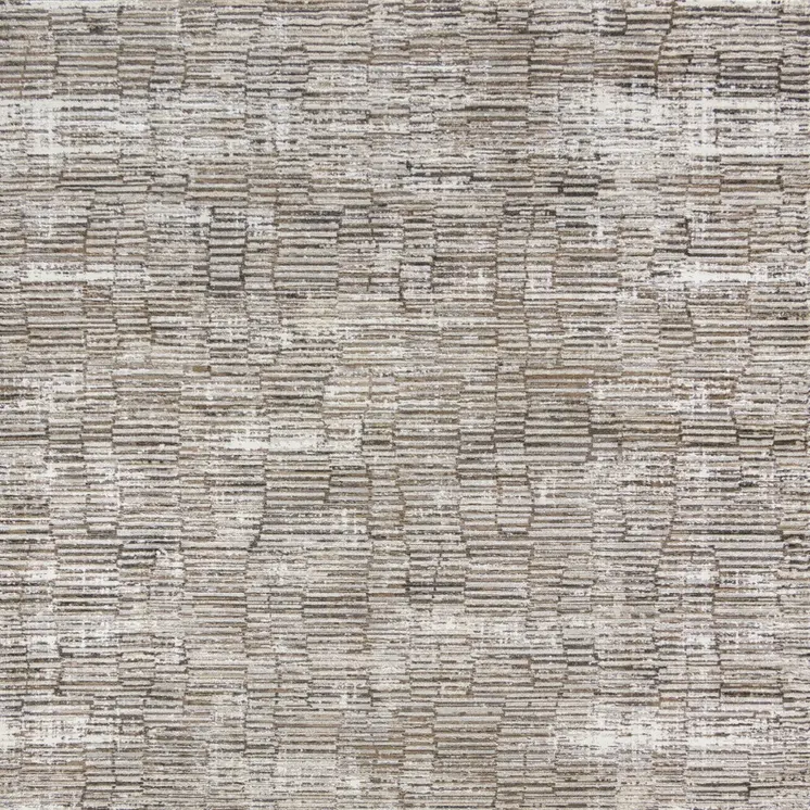 8' X 10' Brown and Ivory Abstract Non Skid Area Rug