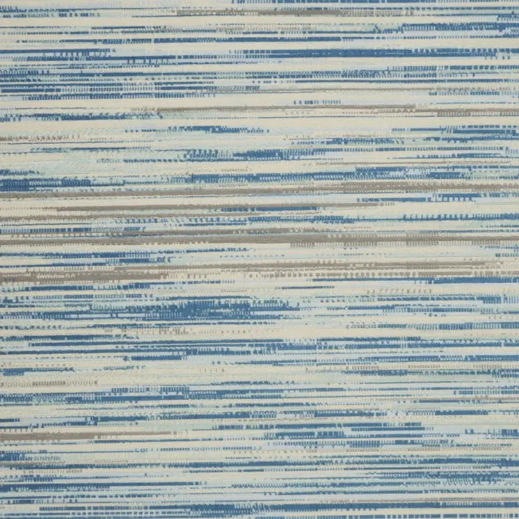 8' X 10' Ivory Blue and Gray Abstract Non Skid Area Rug