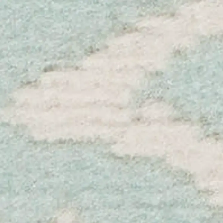 8' X 10' Ivory Blue and Gray Abstract Non Skid Area Rug