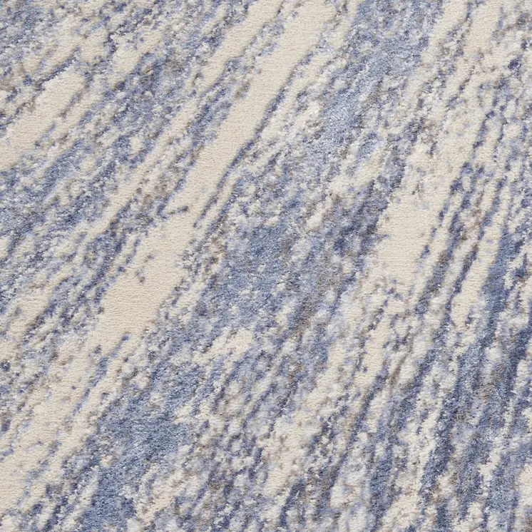 4' X 6' Ivory Gray and Orange Floral Distressed Non Skid Area Rug