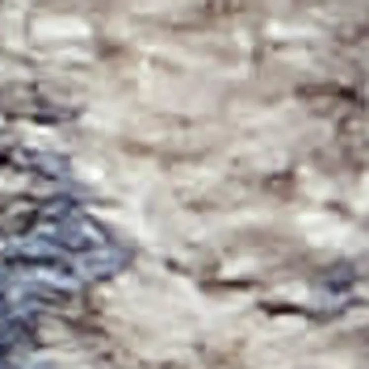 6' Teal Blue Orange and Black Floral Distressed Non Skid Runner Rug