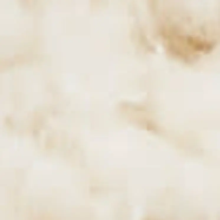 5' X 7' Cream Shag Area Rug