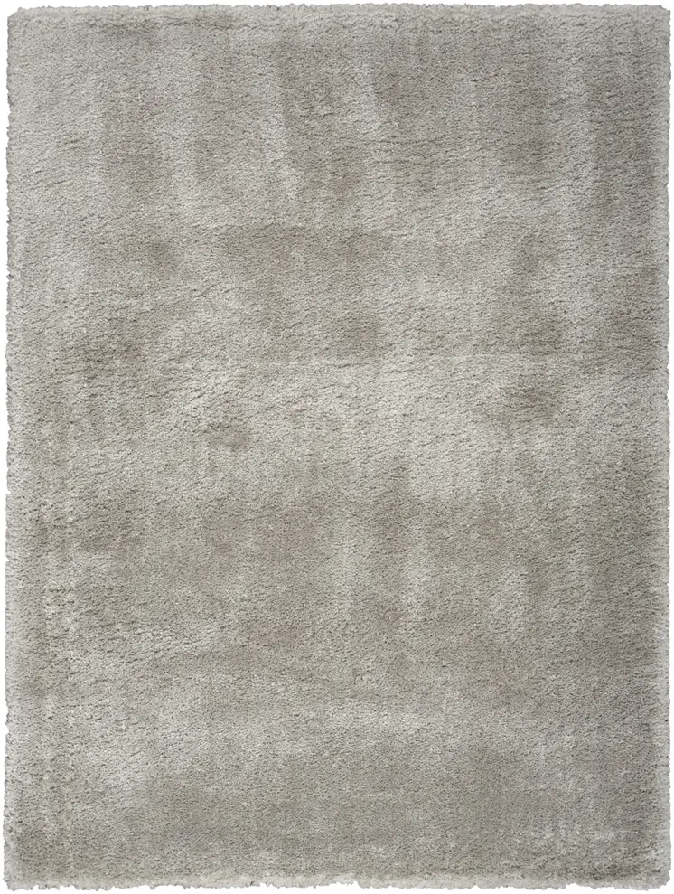 5' X 7' Gray Shag Area Rug