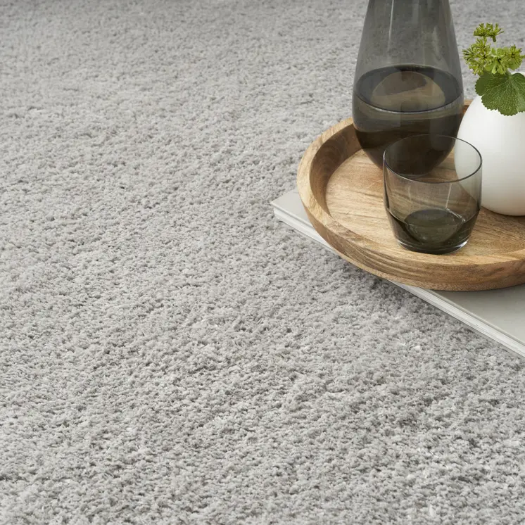 5' X 7' Gray Shag Area Rug