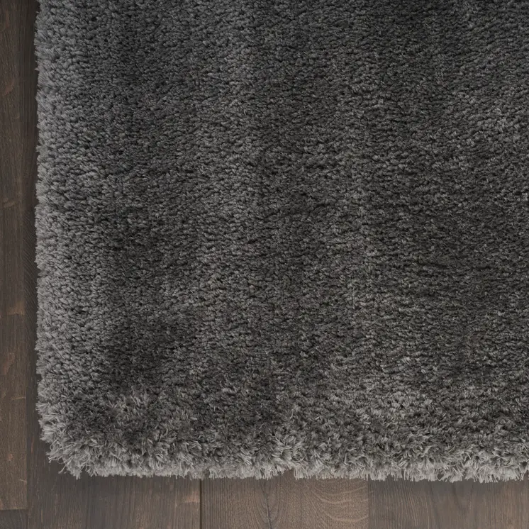 5' X 7' Gray Shag Area Rug