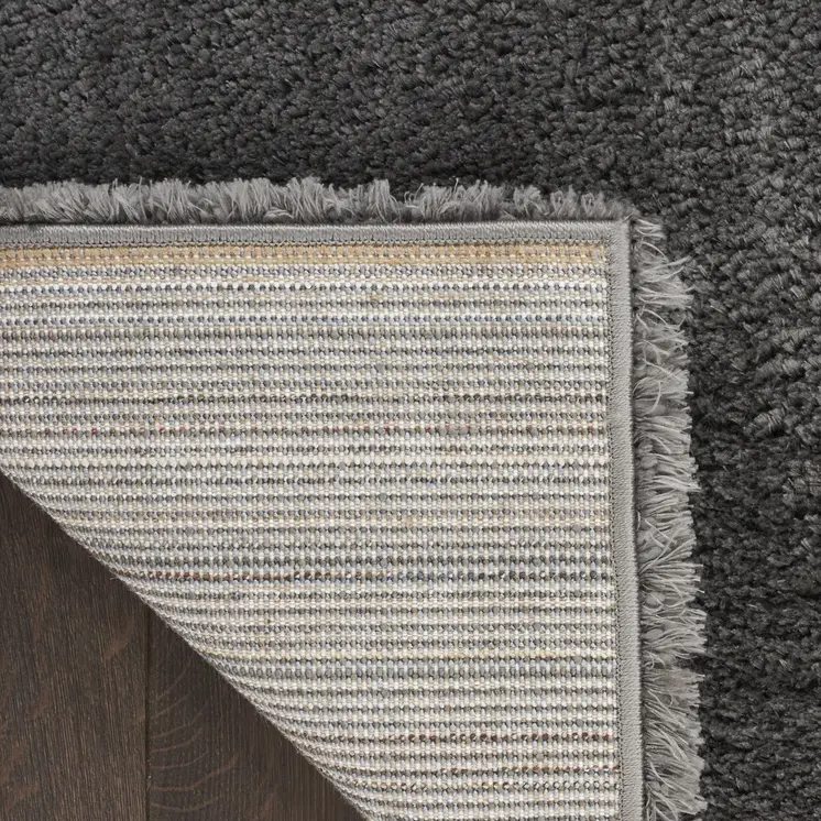 5' X 7' Gray Shag Area Rug