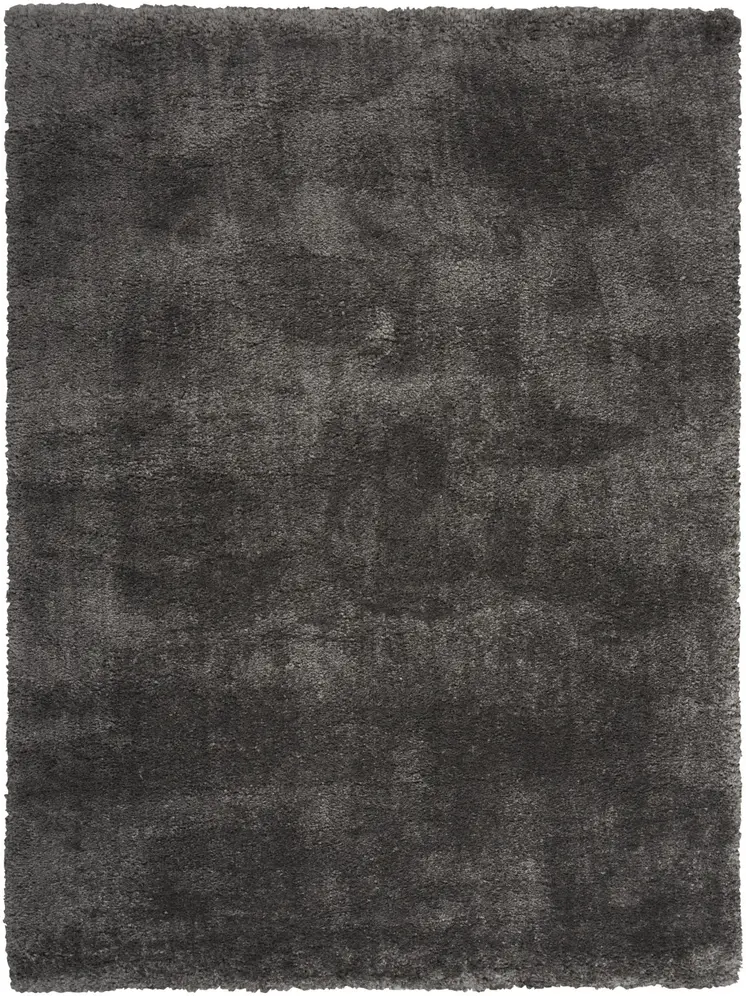 5' X 7' Gray Shag Area Rug