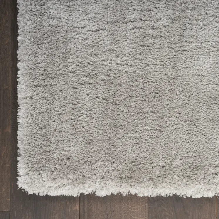 7' X 9' Gray Shag Area Rug