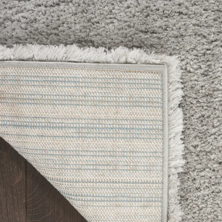 7' X 9' Gray Shag Area Rug