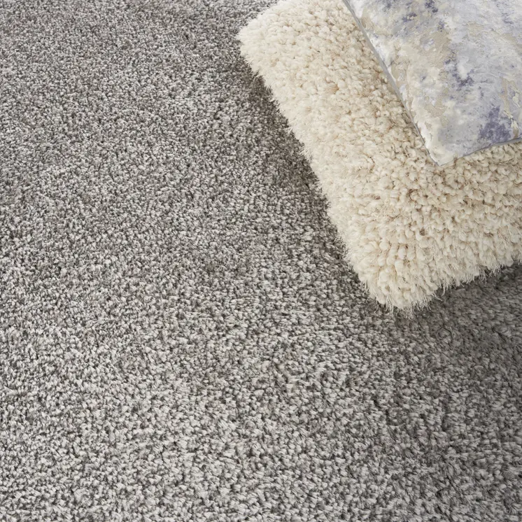 7' X 9' Gray Shag Area Rug