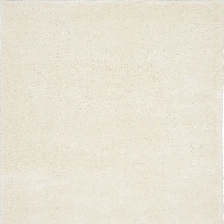 7' X 9' Ivory Shag Area Rug