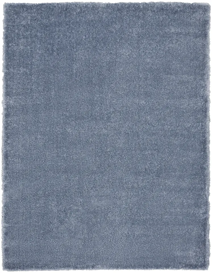 8' X 10' Blue Shag Area Rug