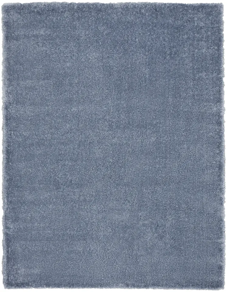 8' X 10' Blue Shag Area Rug