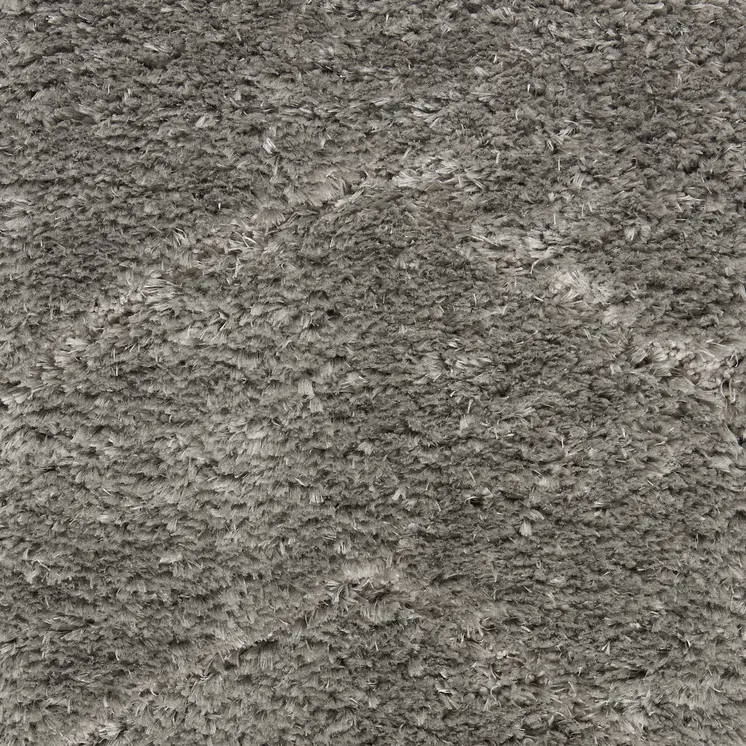 8' X 10' Gray and Light Gray Chevron Shag Area Rug