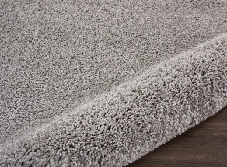 7' X 10' Gray Shag Non Skid Area Rug